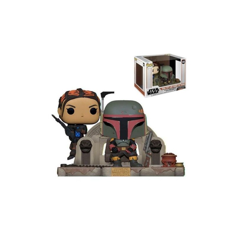 Funko Pop! Boba Fett and Fennec on Throne 486