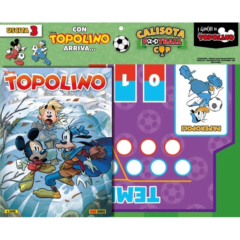TOPOLINO 3498 + CALISOTA FOOTBALL CLUB