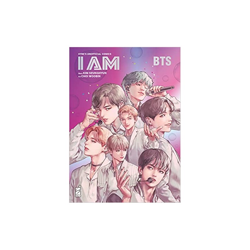 I AM BTS CON STICKER E ILLUSTRATION CARD