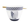 AOT RAMEN BOWL CHOPSTICK EMBLEM