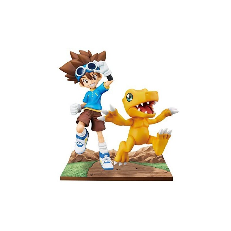 DIGIMON ADVENTURES TAICHI & AGUMON FIGURE