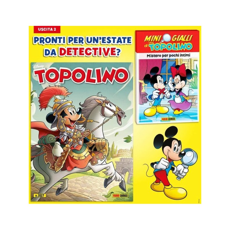 TOPOLINO 3527 + I MINI GIALLI DI TOPOLINO 2