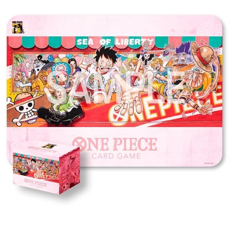 ONE PIECE CARD GAME PLAYMAT&CARD CASE SET 25TH ED.