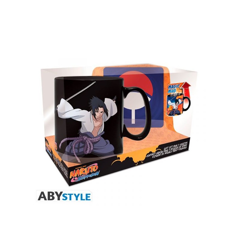 NARUTO MUG+COASTER UCHIHA SET