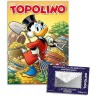 TOPOLINO 3542 + FRANCOBOLLO METALLO