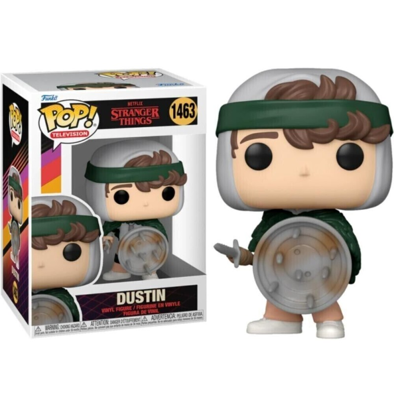 STRANGER THINGS HUNTER DUSTIN W/SHIELD POP