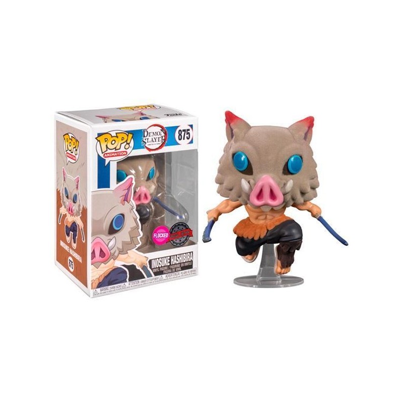 DEMON SLAYER INOSUKE FLOCKED POP