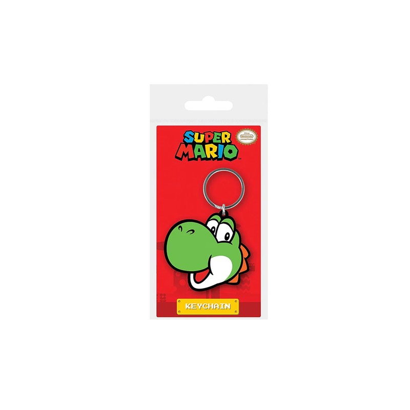 SUPER MARIO YOSHI RUBBER KEYCHAIN