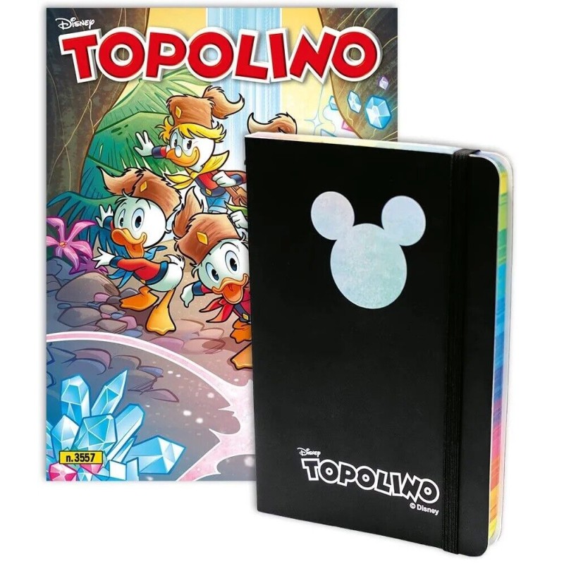 TOPOLINO 3557 + BLOCK NOTES RAINBOW